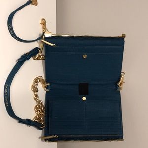 Dagne Dover Clutch (original) in Dagne Blue